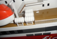custom made model of 134m Ferry